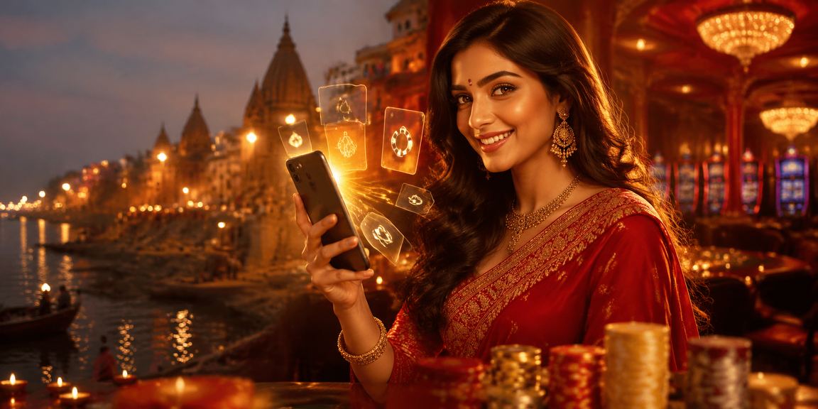 Aviator game player enjoying gameplay on mobile device in Varanasi